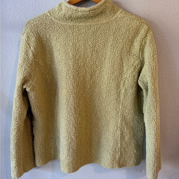 Women's Willow Green Cardigan/ Jacket Size large 100% Cotton - Picture 2 of 6